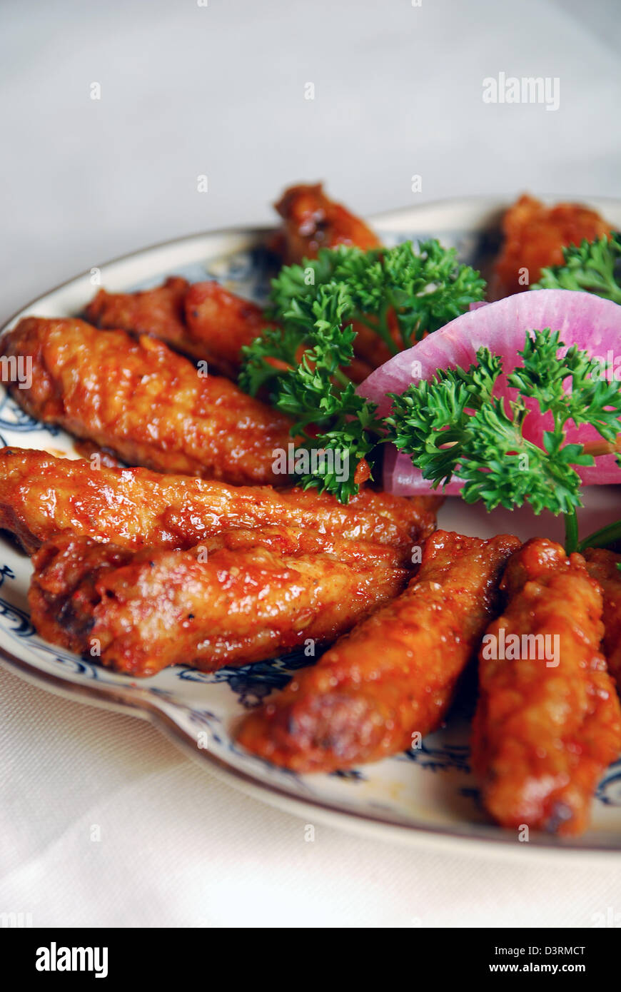 food in china--fried chicken wings Stock Photo - Alamy