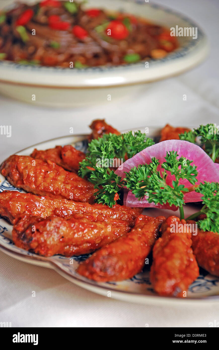 food in china--fried chicken wings Stock Photo - Alamy