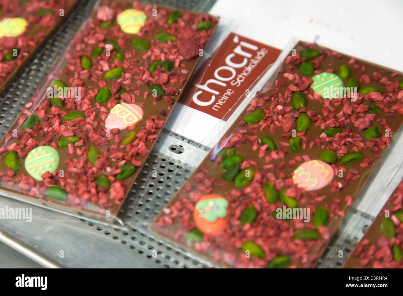 Berlin, Germany packaged, finished, chocolate bars Stock Photo Alamy