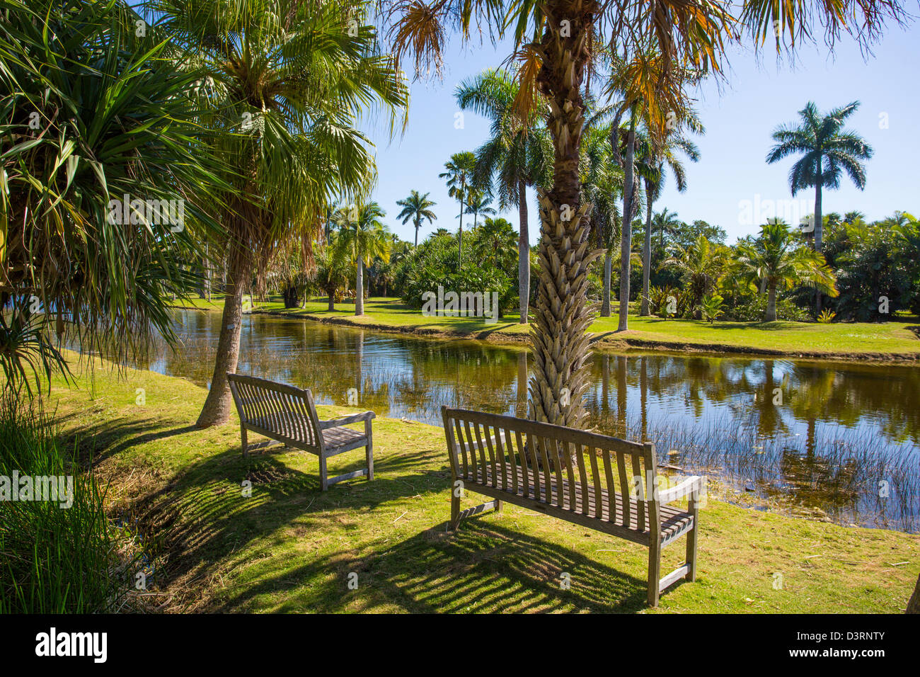 Fairchild Tropical Botanic Garden in Coral Gable in the Miami area of Florida Stock Photo