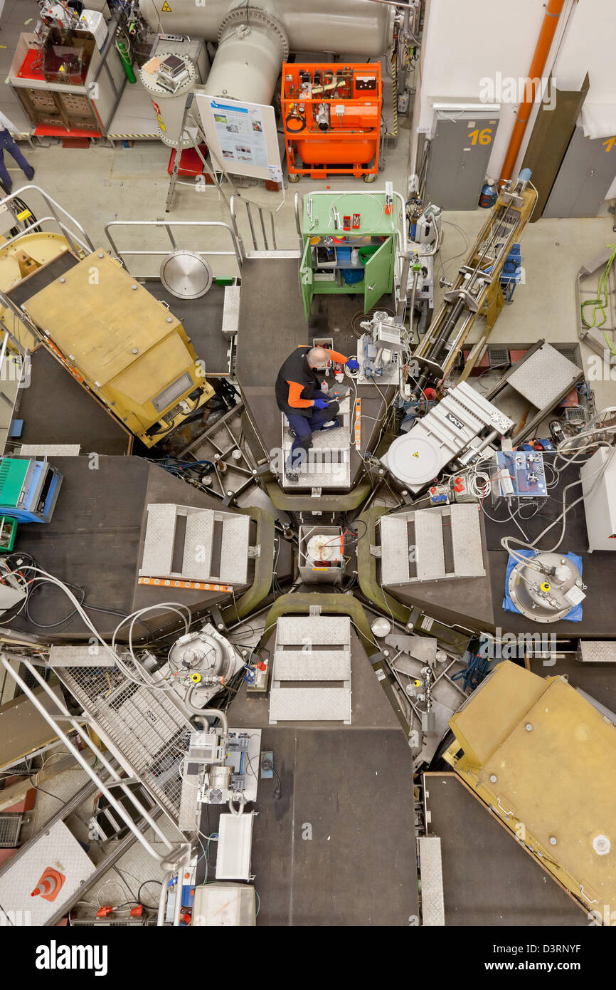 Berlin, Germany, in the cyclotron center for ion beam techniques Stock Photo