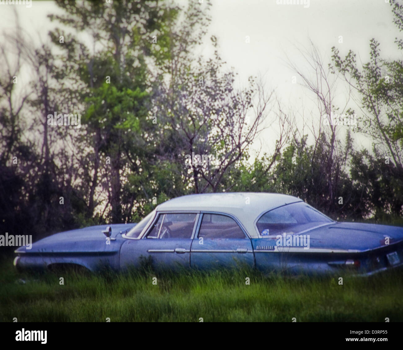 Old blue car hi-res stock photography and images - Alamy