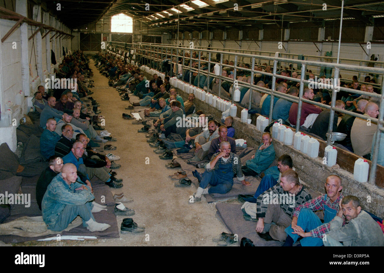 Prisoners In The Detention Camp Manjaca Banja Luka Bosnia And prisoners-in-the-detention-camp-manjaca-banja-luka-bosnia-and