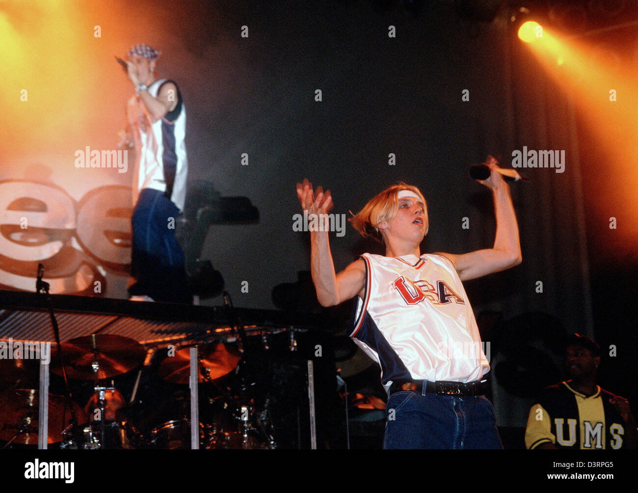  Berlin, Germany, the Backstreet Boys concert at the Arena Berlin Stock Motiv 