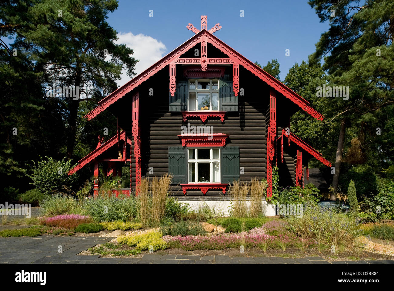 Storkow, Germany, the Gorky House in Storkow Stock Photo