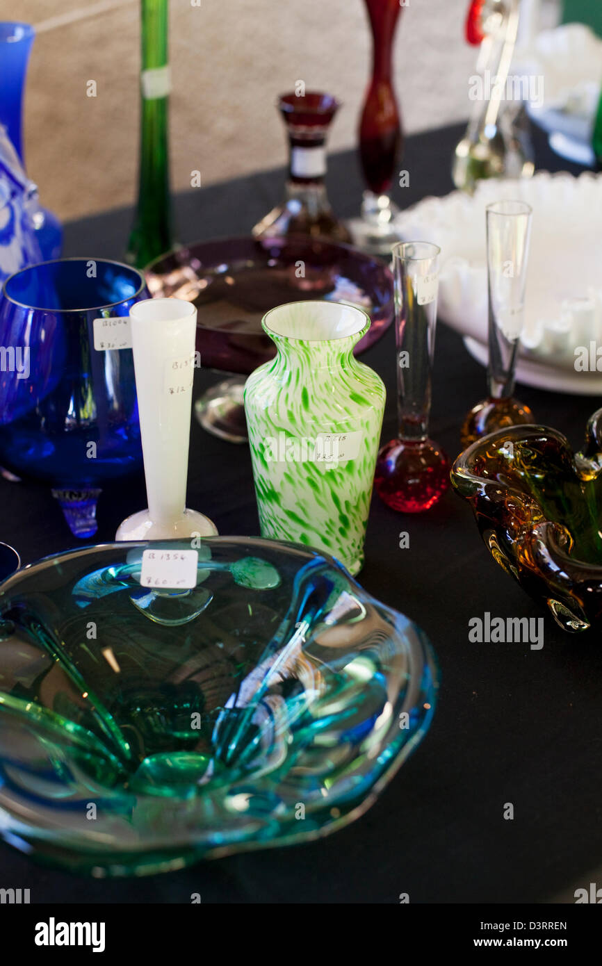 Homewares for sale at the Gorman Arts Centre Markets. Canberra, Australian Capital Territory (ACT), Australia Stock Photo