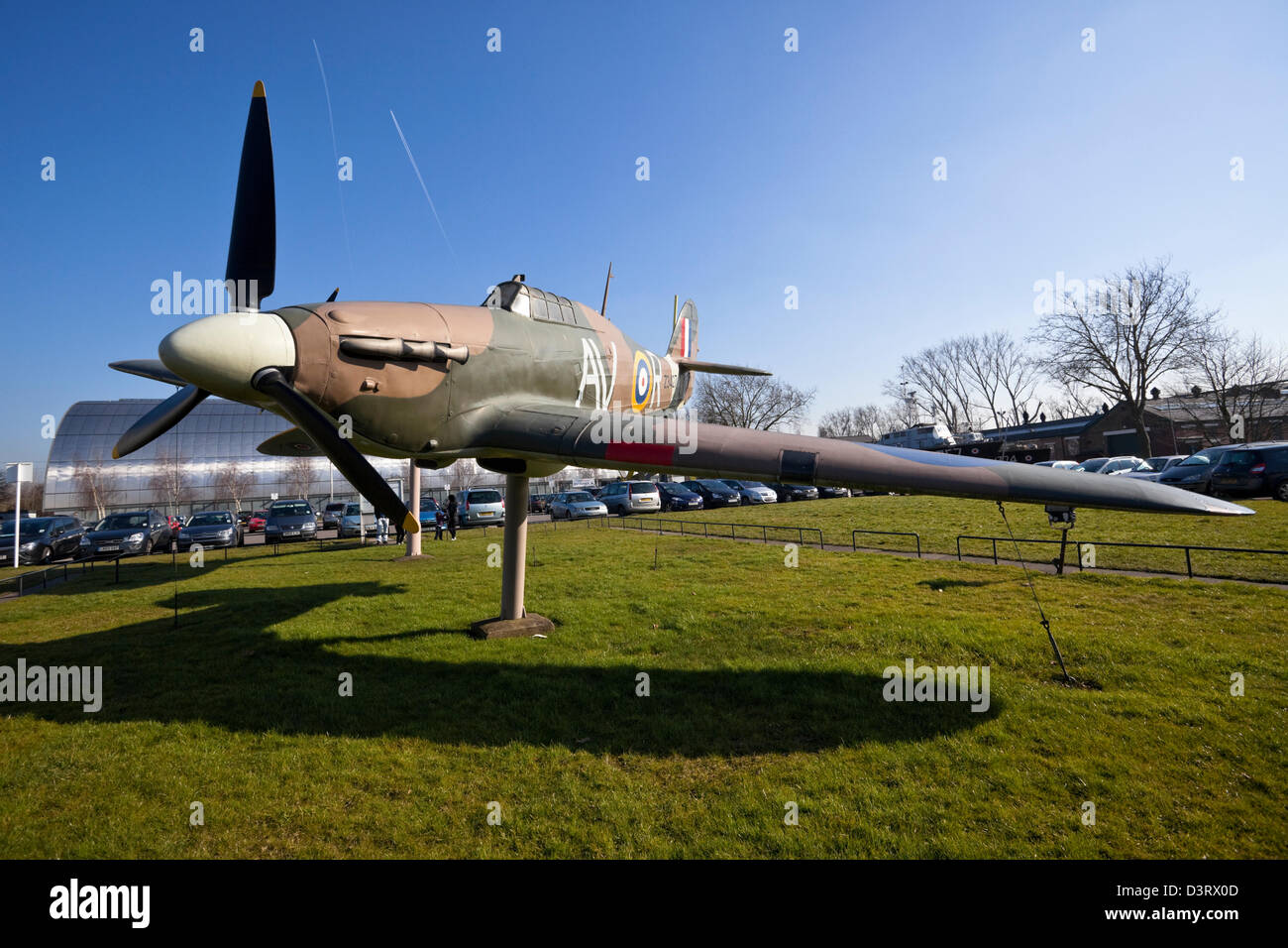 The Hawker Hurricane Mk II, British singleseat fighter aircraft, at