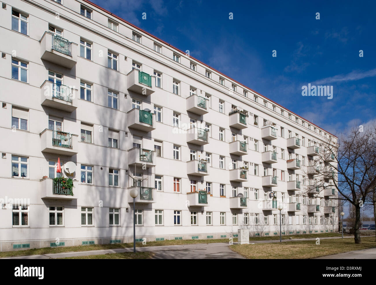 Vienna, Austria, in the district of Vienna Brigittenau Engelsplatzhof Stock  Photo - Alamy
