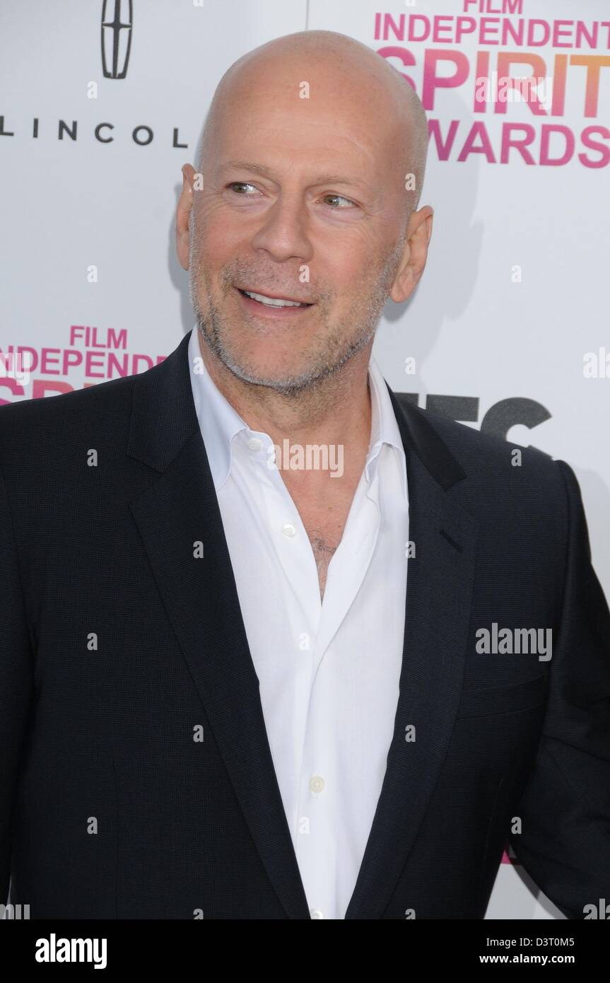 Santa Monica, California, USA. 23rd Feb, 2013. Actor BRUCE WILLIS at