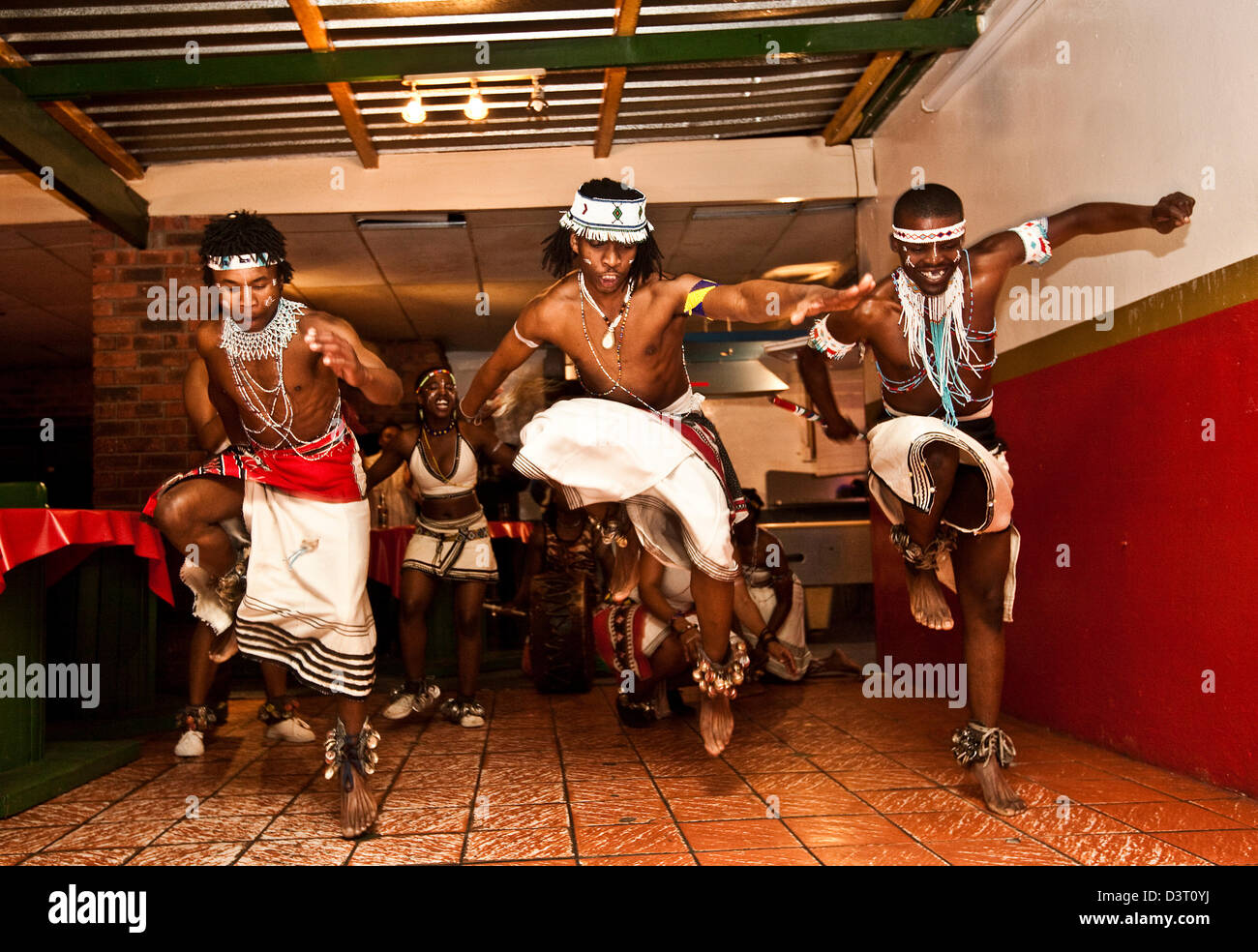 Local entertainment, Shebeen dancers, South Africa Stock Photo
