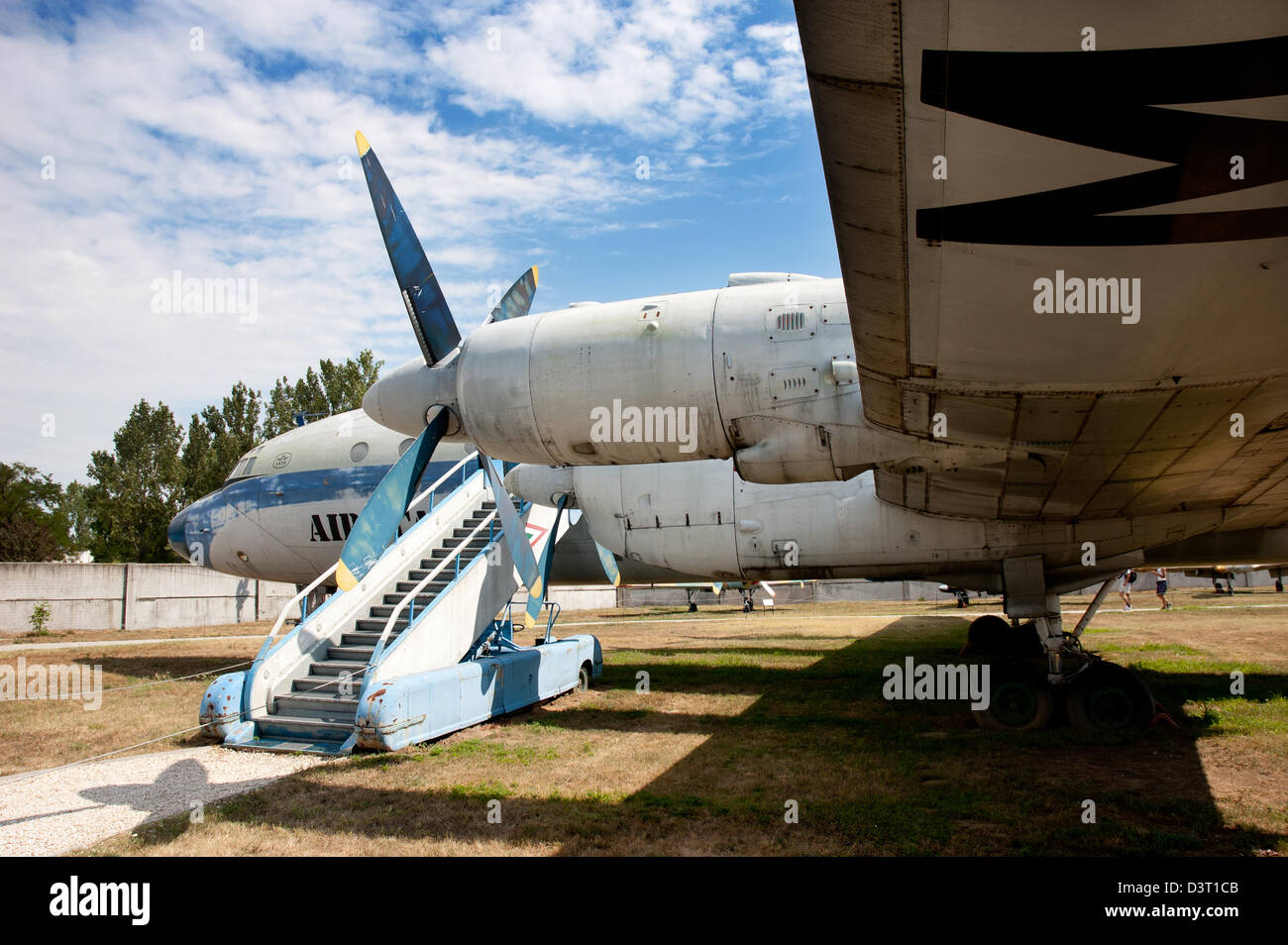 Aeroplane Museum in Szolnok, Hungary Stock Photo
