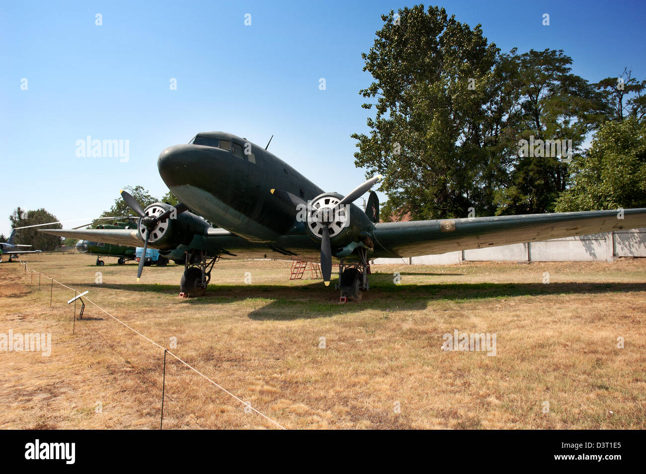 Aeroplane Museum in Szolnok, Hungary Stock Photo