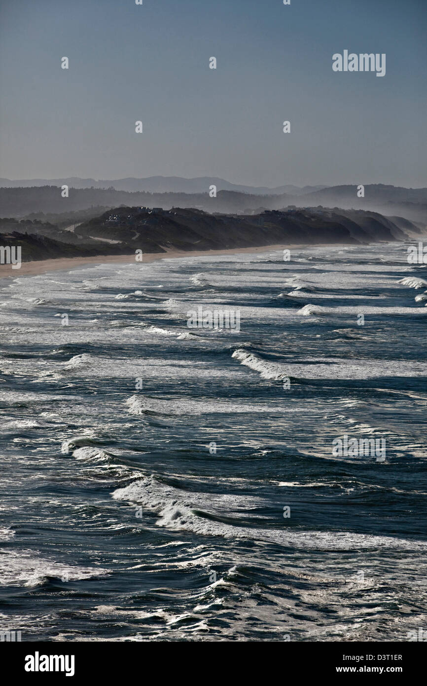 Coastal tides on the Garden Route, South Africa Stock Photo