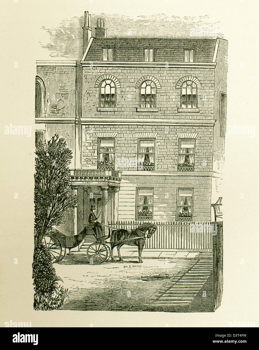 Tavistock House was the London home of English writer Charles Dickens