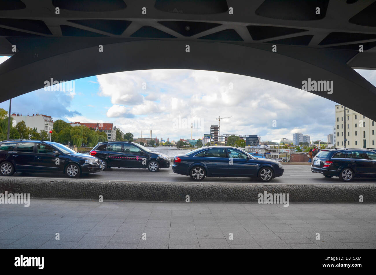 Germany, Berlin, Oberbaum Bridge Stock Photo