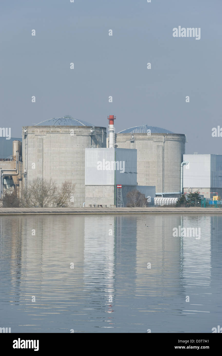 Fessenheim, France, the nuclear power station at Fessenheim Stock Photo -  Alamy