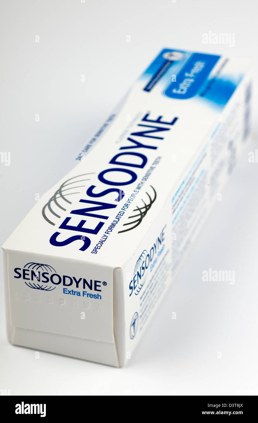 Sensodyne Extra Fresh Stock Photo