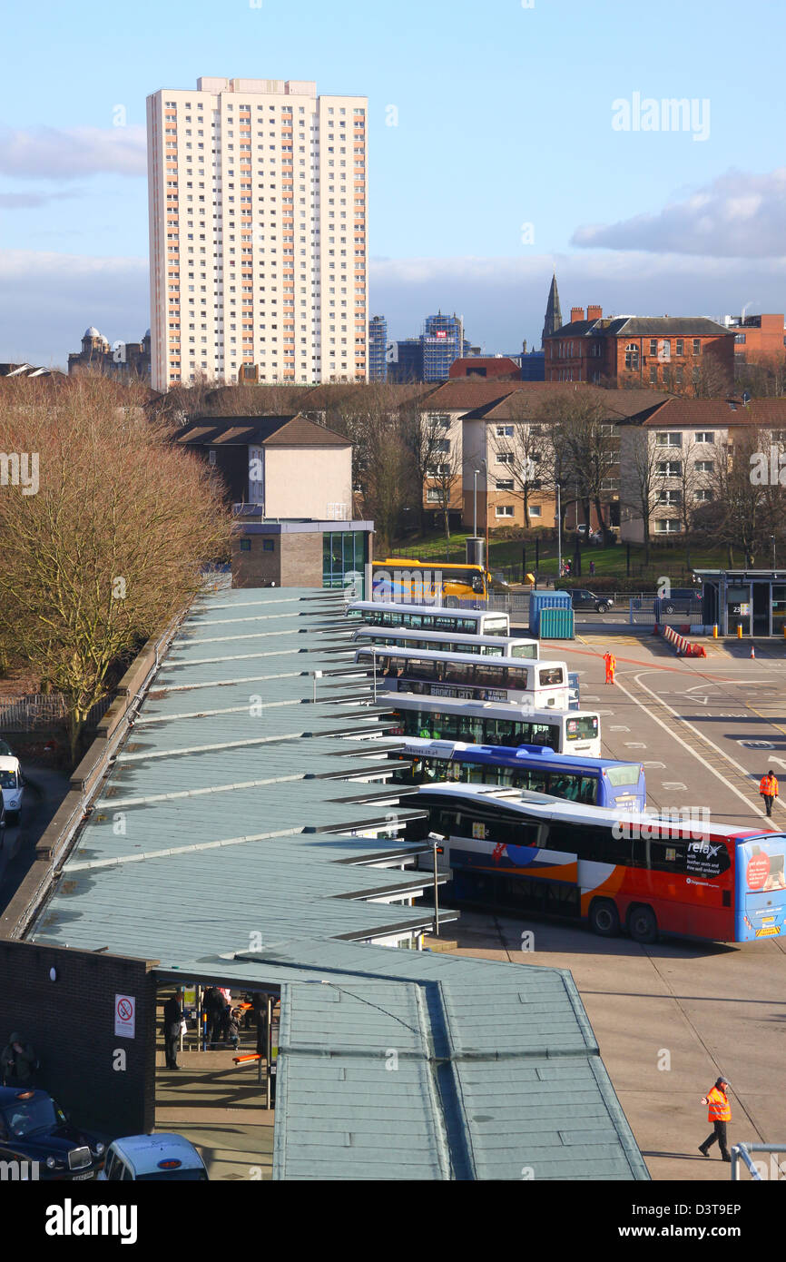 Buchanan Street Bus Station Glasgow Stock Photo Alamy