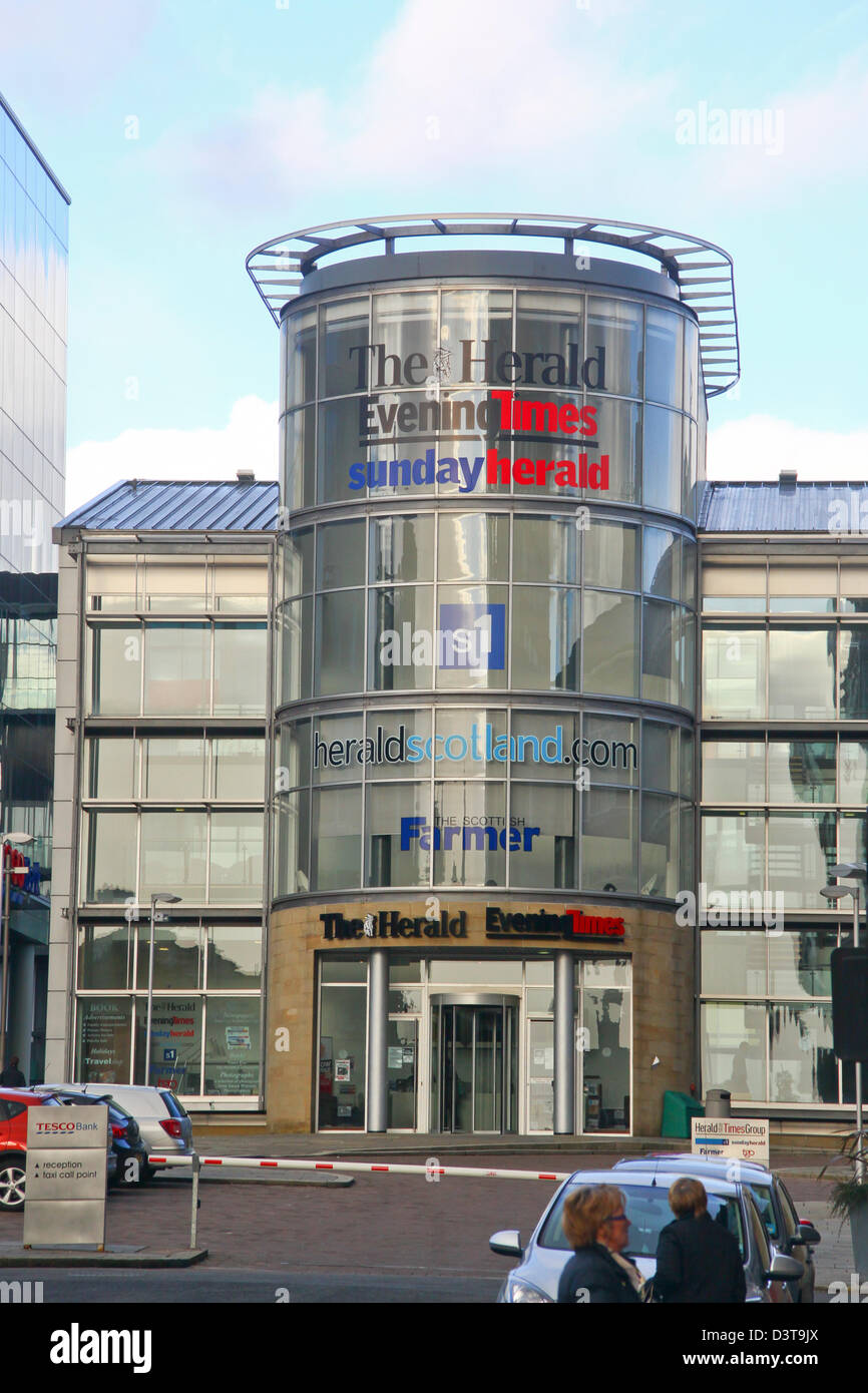 Evening Times and Herald offices Glasgow Stock Photo