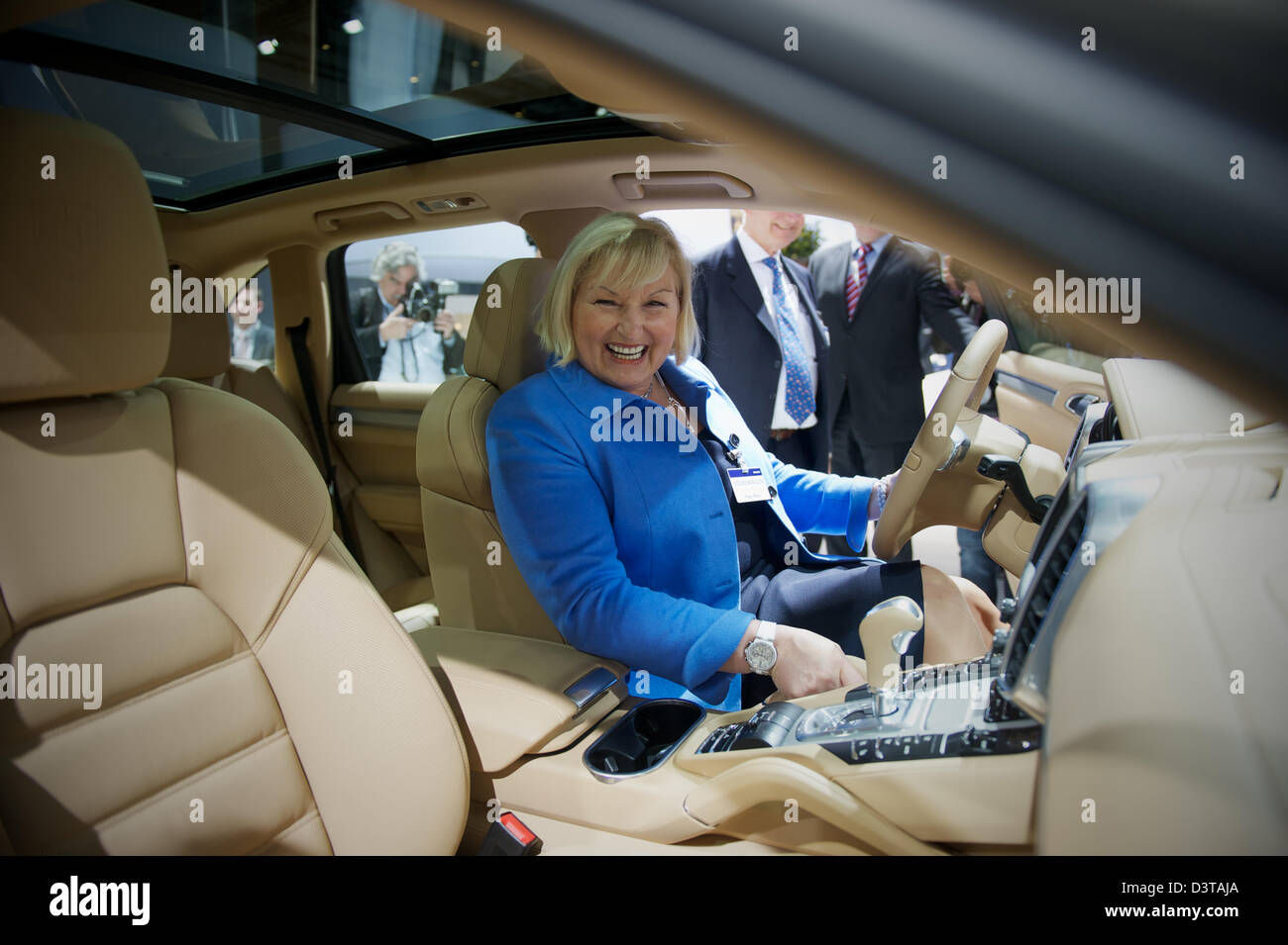 Hamburg, Germany, Ursula Piech, wife of the chairman of Volkswagen AG Stock Photo
