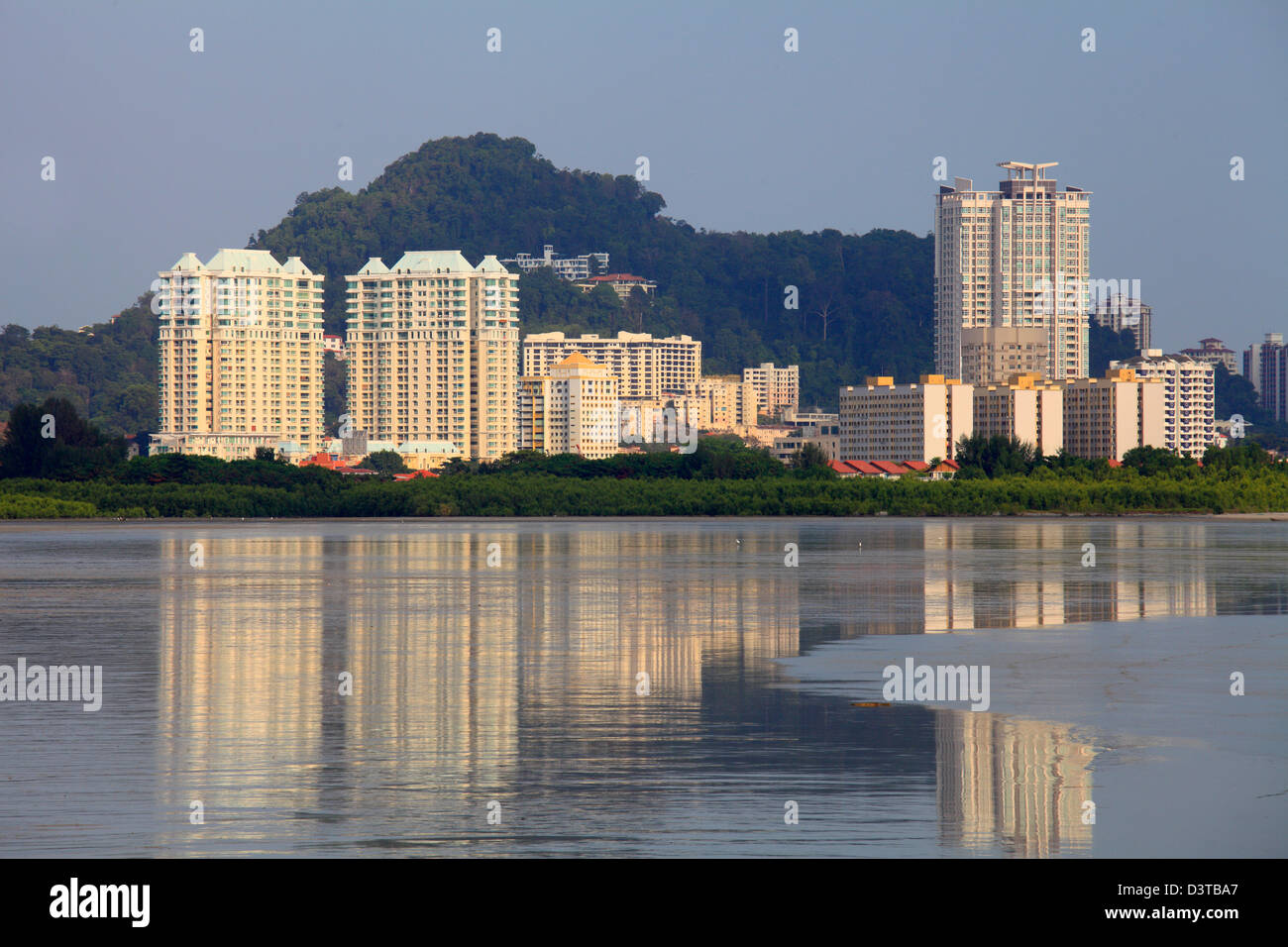 Malaysia, Penang, Gurney Drive, apartment buildings Stock