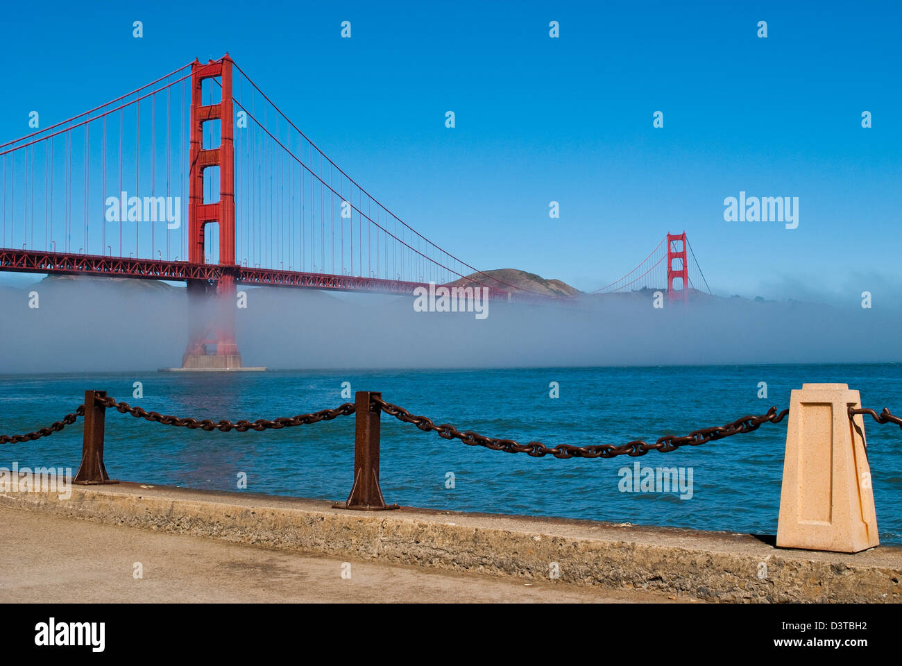 The Golden Gate Bridge in San Francisco, California, USA Stock Photo
