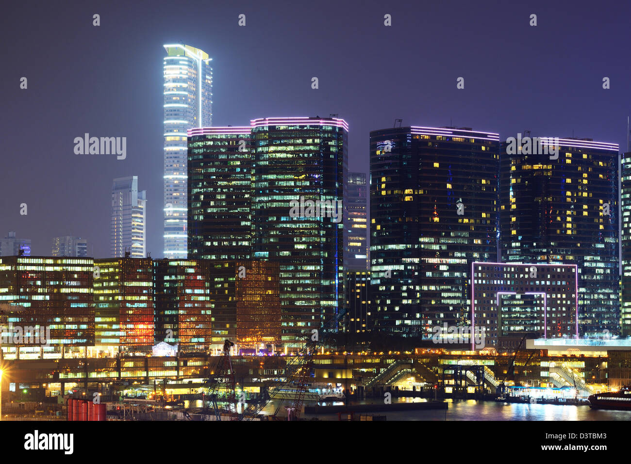 Buildings in Kowloon, north of Hong Kong Island Stock Photo - Alamy