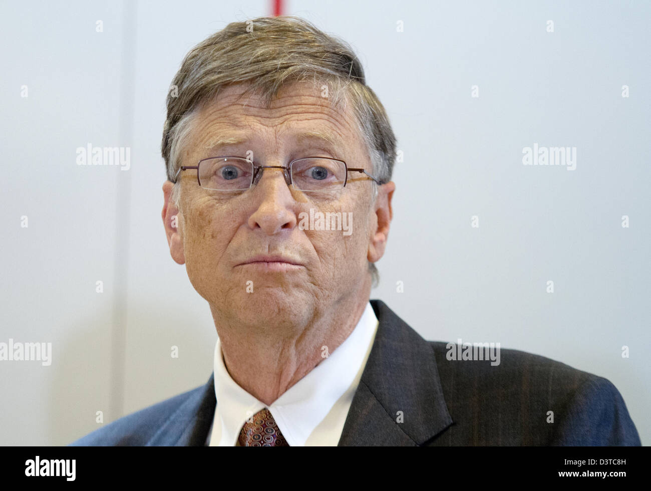 Berlin, Germany, Bill Gates, founder of Microsoft Corporation Stock Photo
