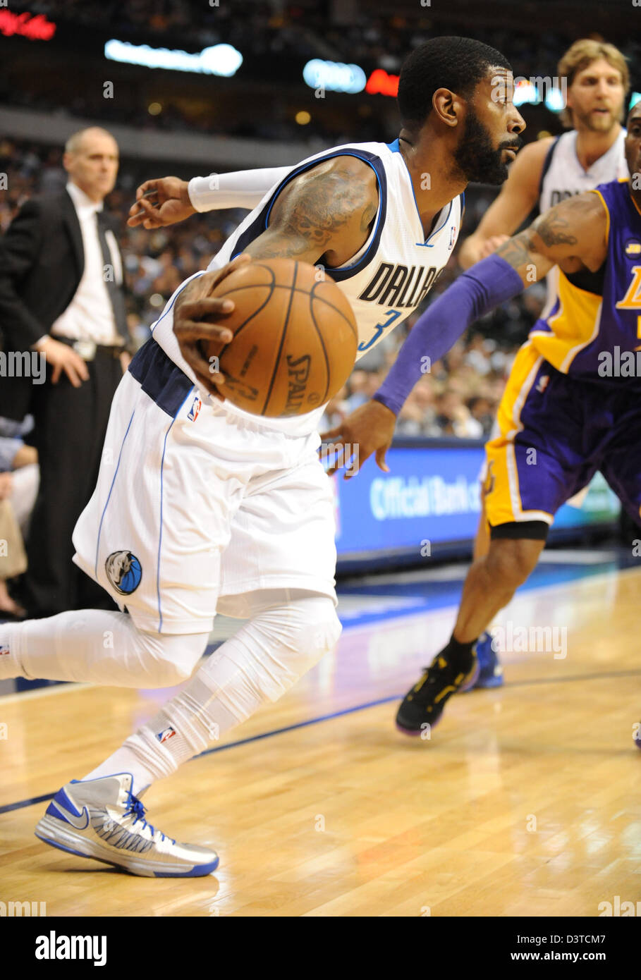 Dallas, Texas, USA. 24th Feb, 2013. Dallas Mavericks shooting guard O.J. Mayo 32 during an NBA
