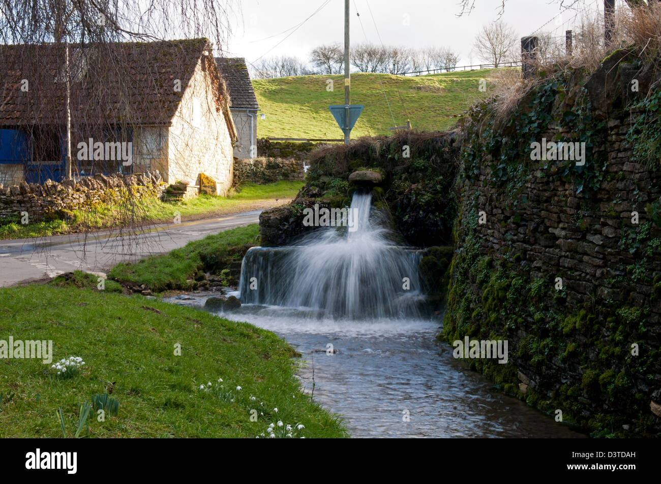 The crocodile spring conduit, Compton Abdale, Gloucestershire, England