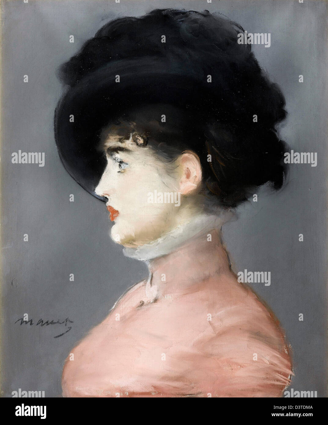 Edouard Manet, Irma Brunner 1880 Pastel. Musée d'Orsay, Paris Stock Photo