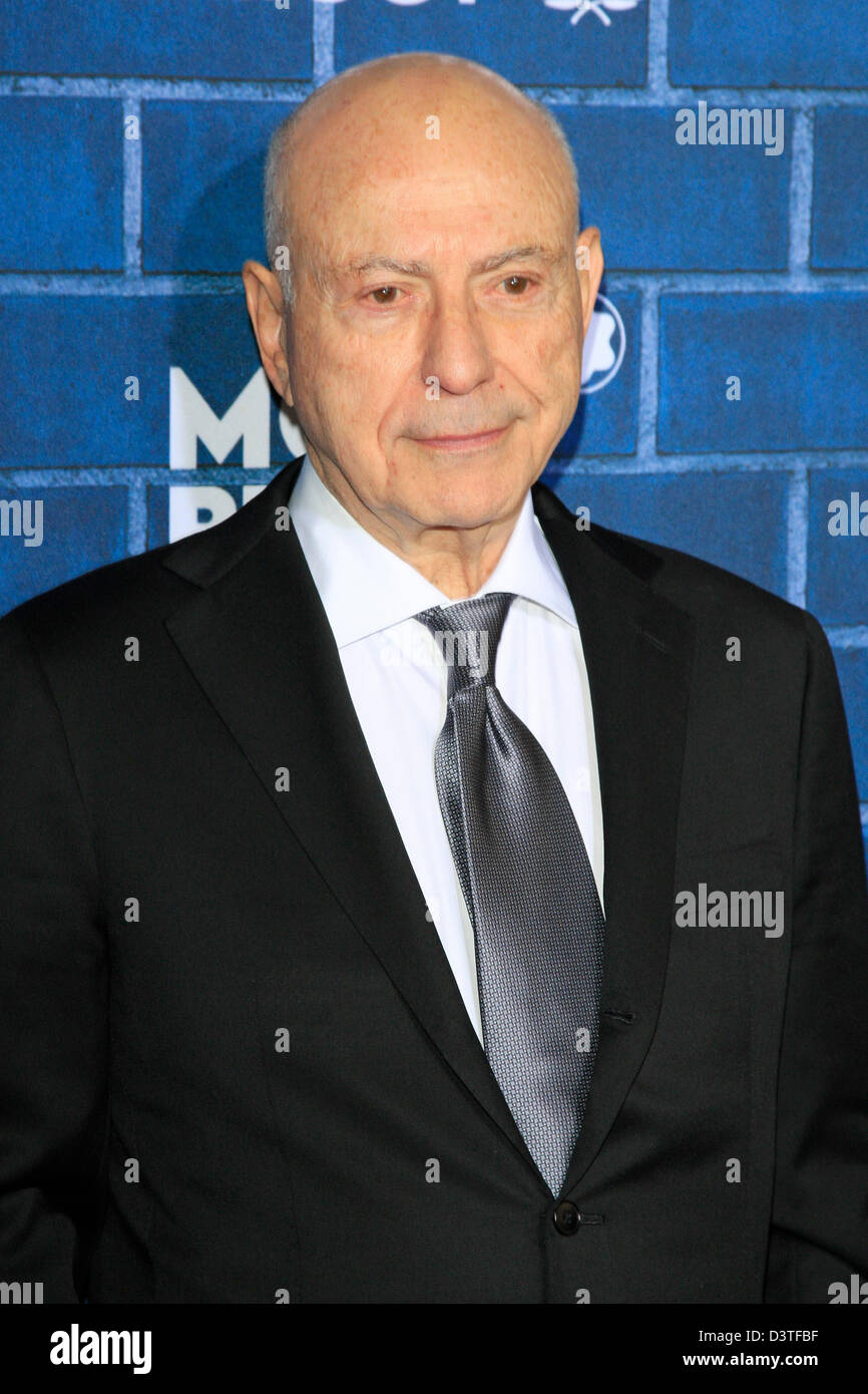 Los Angeles, USA. 23rd February 2013.   Alan Arkin at the Pre-Oscar charity brunch by Montblanc & UNICEF to celebrate the launch of their new 'Signature For Good 2013' Initiative at Hotel Bel-Air on February 23, 2013 in Los Angeles, California. Credit:  dpa picture alliance / Alamy Live News Stock Photo