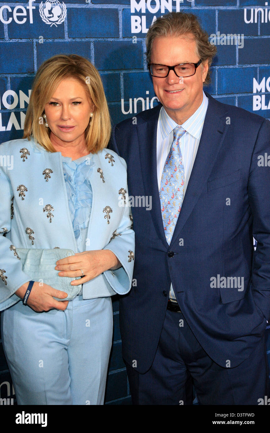 Los Angeles, USA. 23rd February 2013.   Kathy Hilton, Rick Hilton at the Pre-Oscar charity brunch by Montblanc & UNICEF to celebrate the launch of their new 'Signature For Good 2013' Initiative at Hotel Bel-Air on February 23, 2013 in Los Angeles, California. Credit:  dpa picture alliance / Alamy Live News Stock Photo