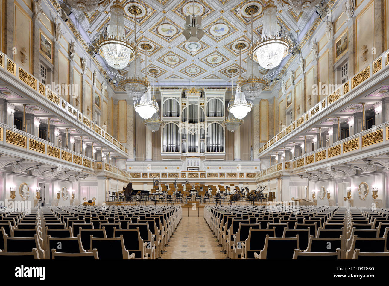 Berlin Germany Seat Rows On The Floor At The Konzerthaus Am