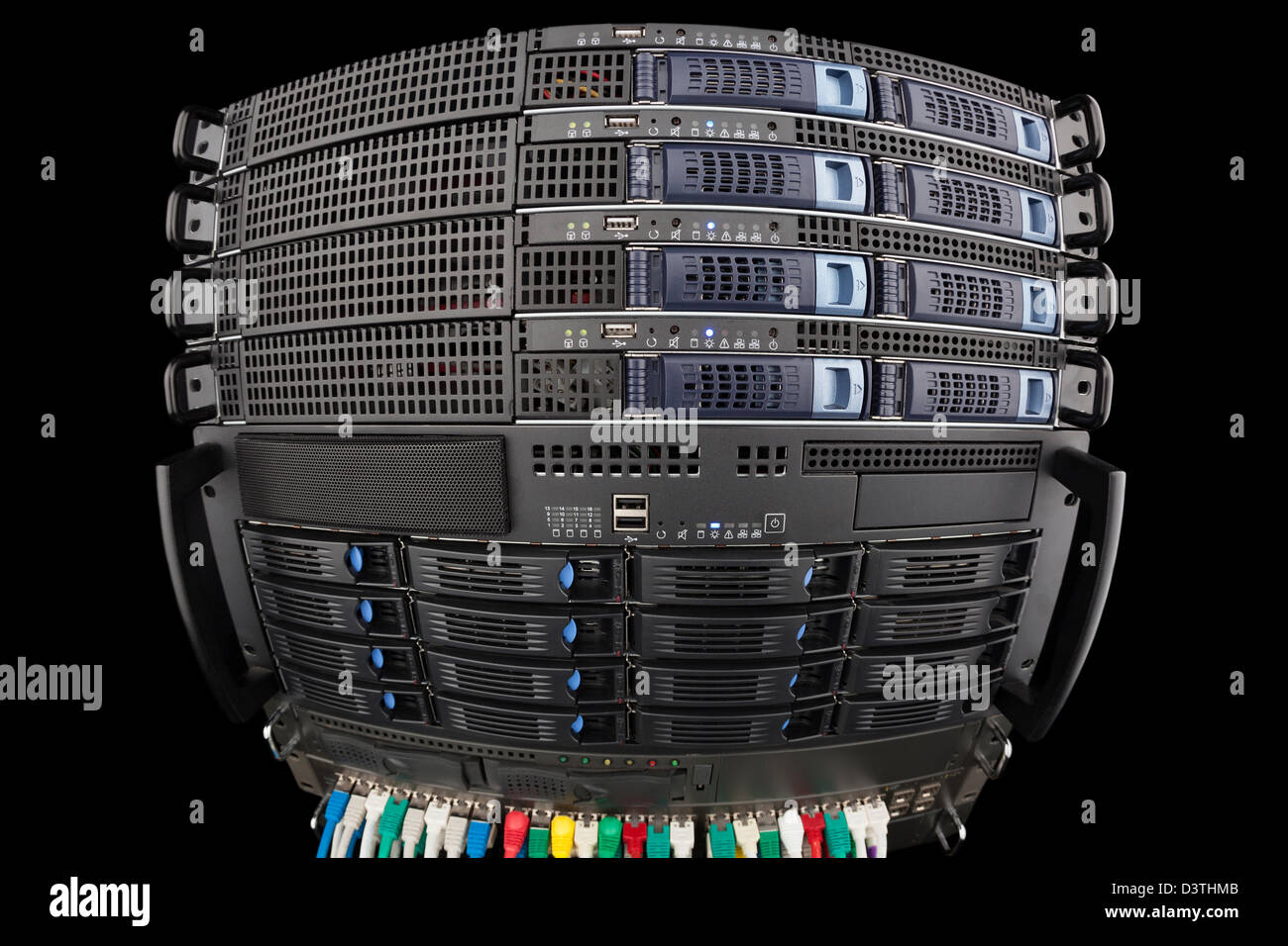 View rack mounted server hi-res stock photography and images - Alamy