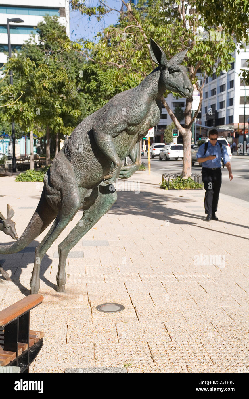 Kangaroo statue australia hires stock photography and images Alamy