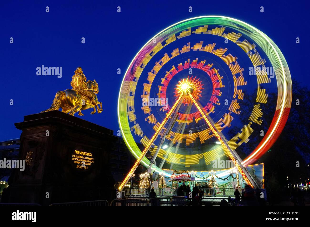 Dresden Weihnachtsmarkt Riesenrad Dresden christmas market ferris