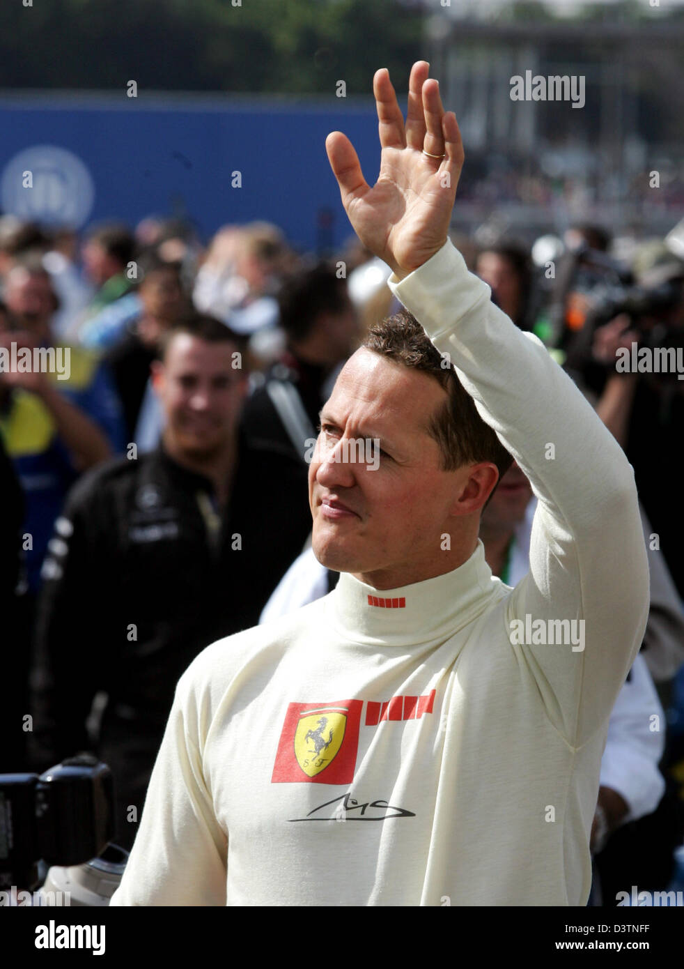 German Formula One driver Michael Schumacher of Scuderia Ferrari F1