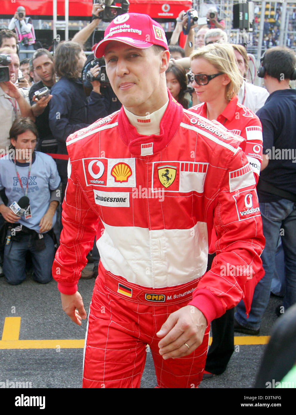 German Formula One driver Michael Schumacher of Scuderia Ferrari F1