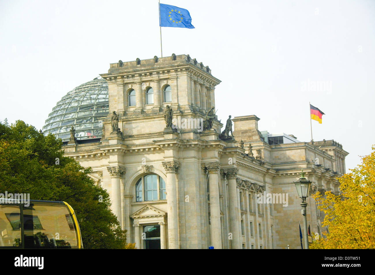 Germany, Berlin, Reichstag building Stock Photo