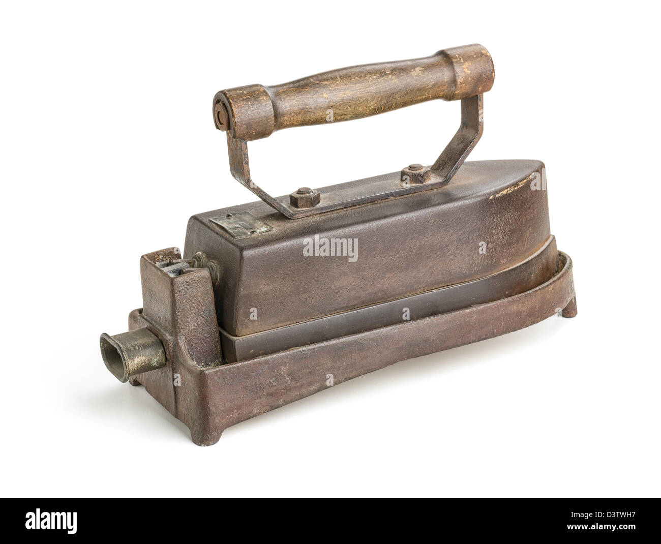 antique electric iron Stock Photo Alamy