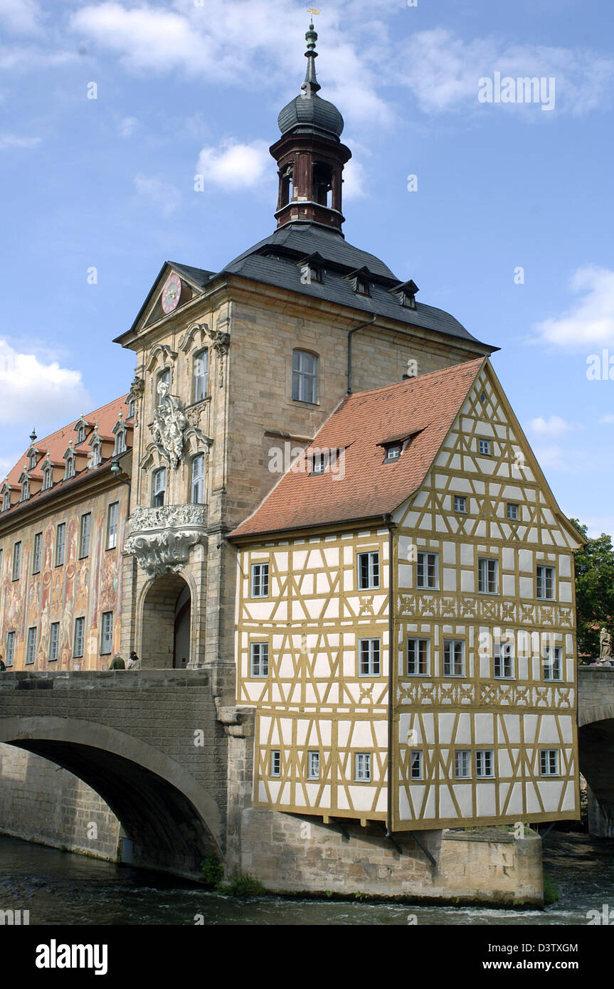 The picture shows the former city hall of Bamberg, Germany, 23 August