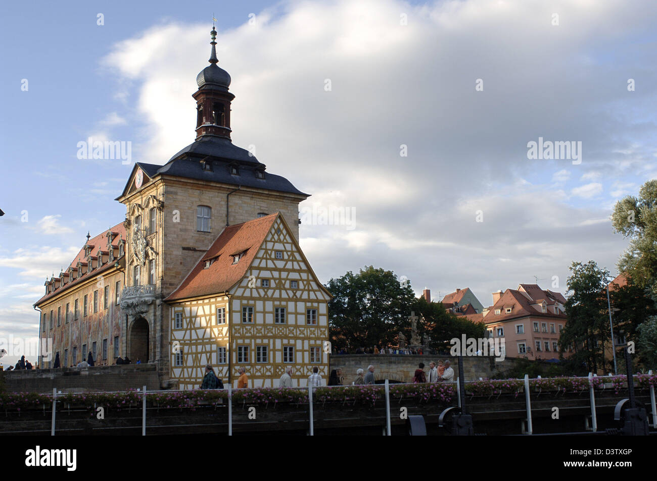 The picture shows the former city hall of Bamberg, Germany, 23 August