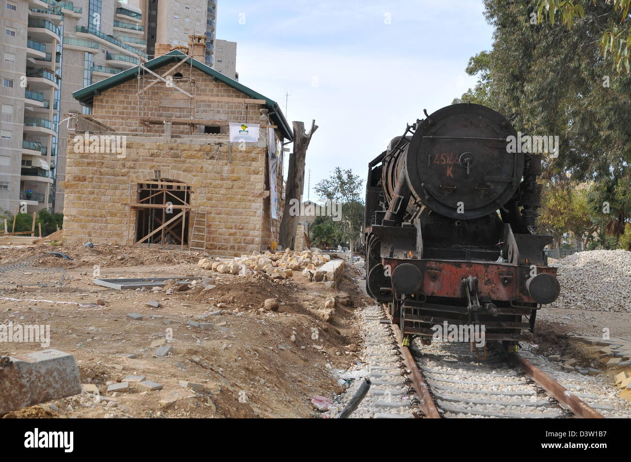 The old Ottoman train and station in Beer Sheva, Israel Stock Photo Alamy