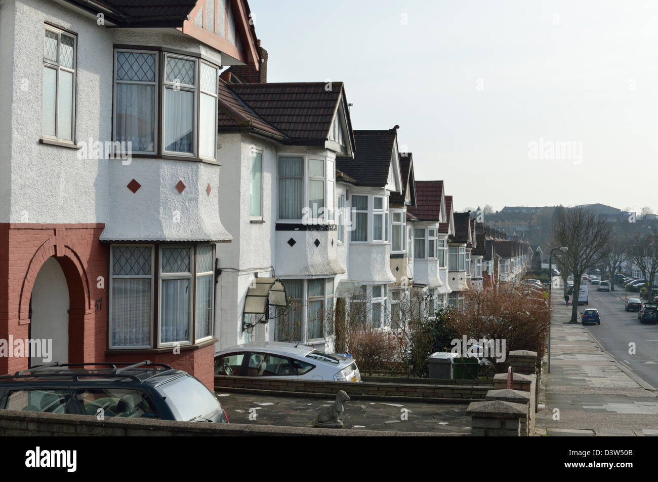 Park View Road, Dollis Hill NW2, London, UK Stock Photo