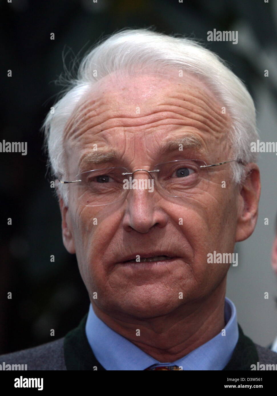 Bavaria's Prime Minister Edmund Stoiber is pictured at the Bavarian