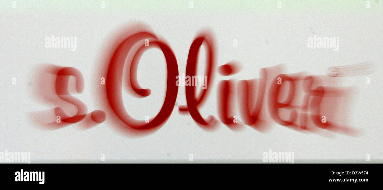 The picture shows the logo of fashion and lifestyle company s.Oliver at the company's headquarters in Rottendorf, Germany, Tuesday, 12 December 2006. Photo: Daniel Karmann Stock Photo