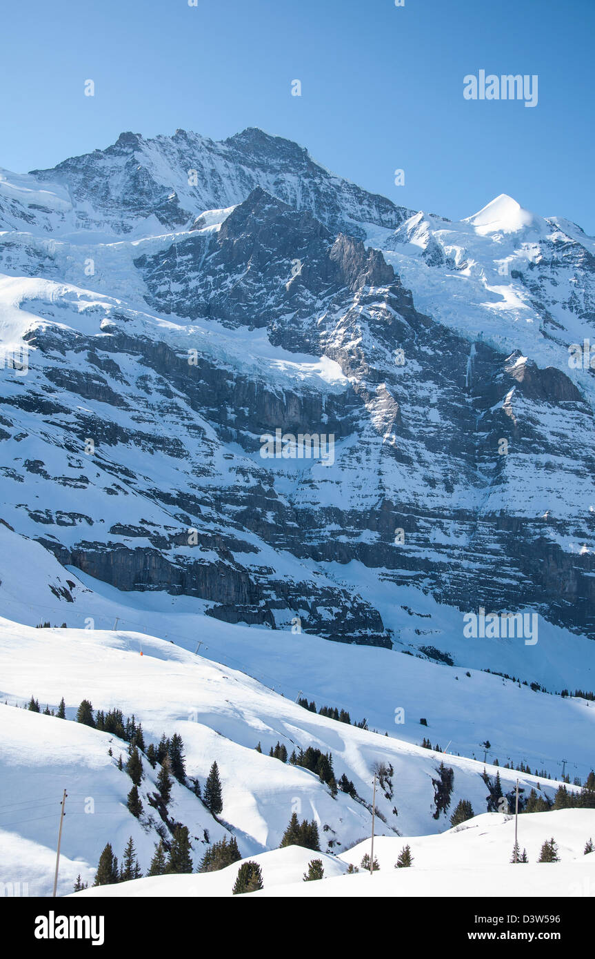 A view of rocky Swiss Alps Stock Photo - Alamy