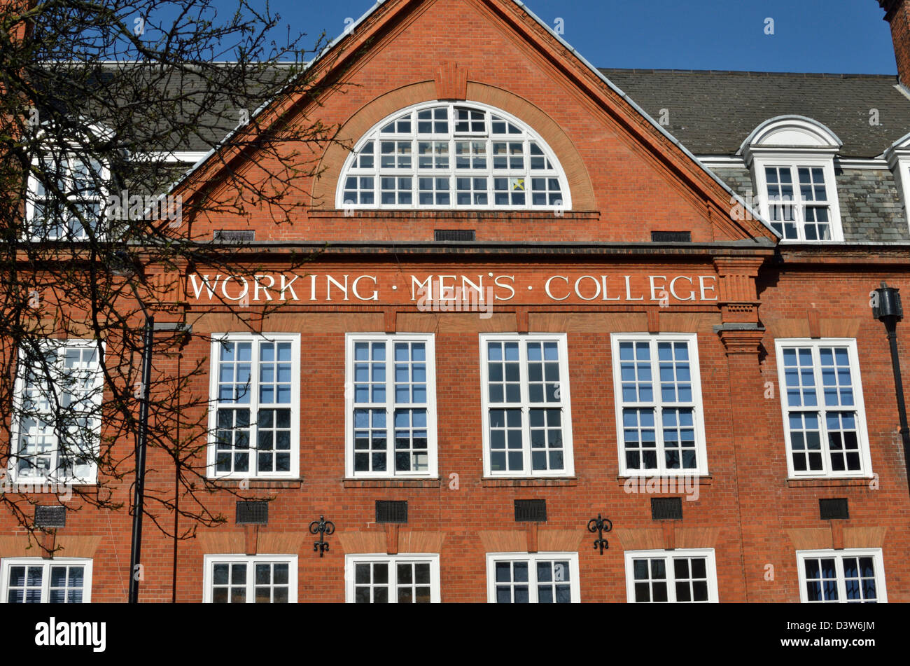 The Working Men's College adult education institute, Camden Town, London, UK Stock Photo Alamy