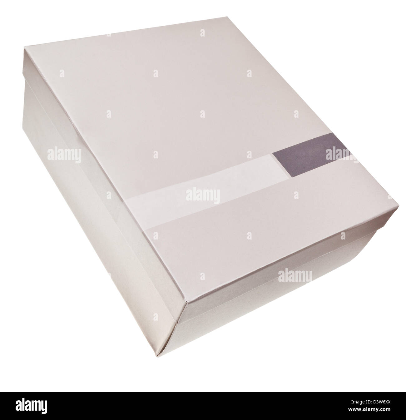 carton box isolated on white background Stock Photo - Alamy